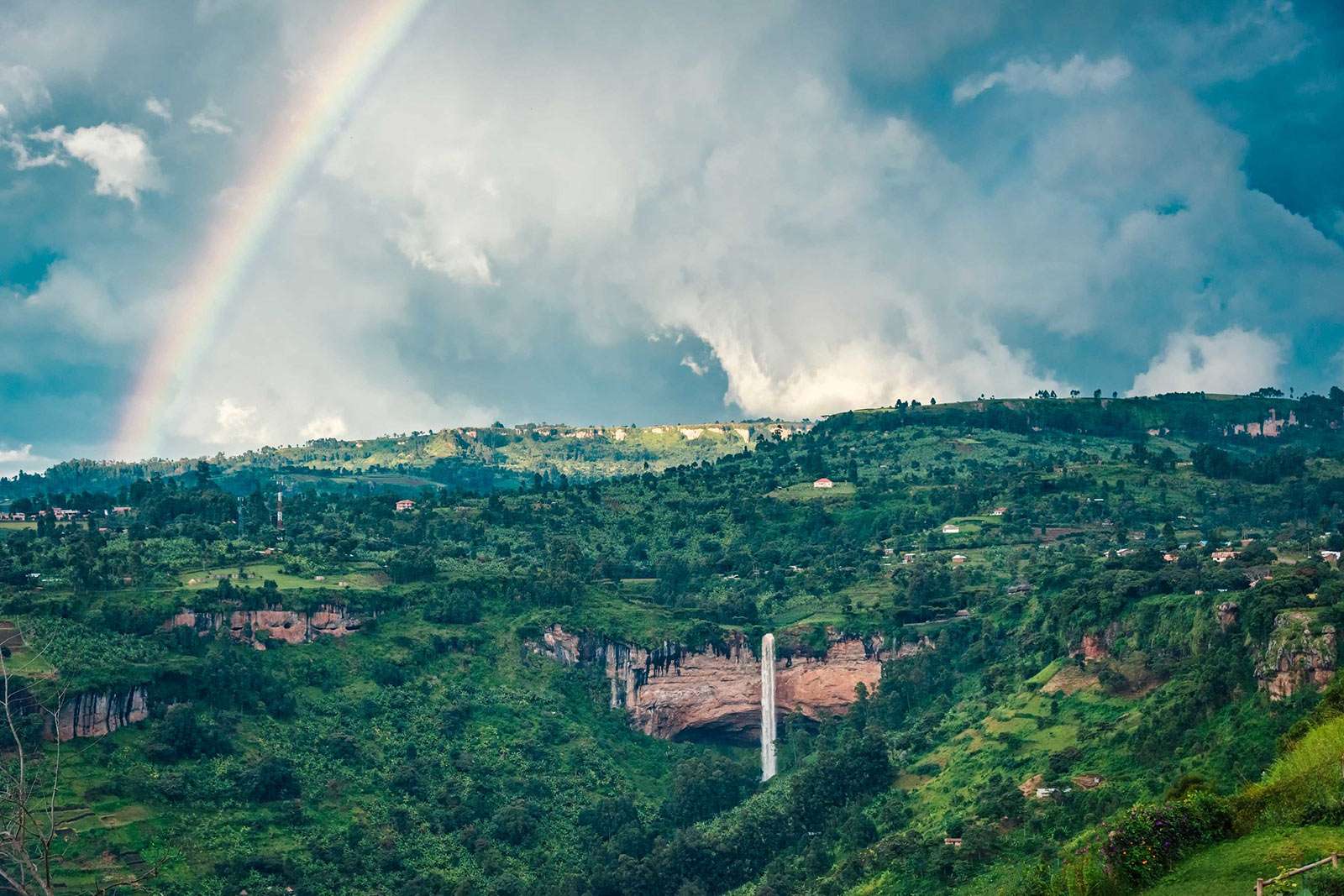 Sipi Falls on the slopes of Mount Elgon